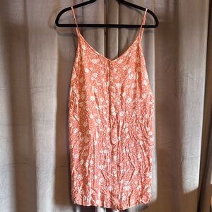 Aerie Floral Spaghetti Strap Dress